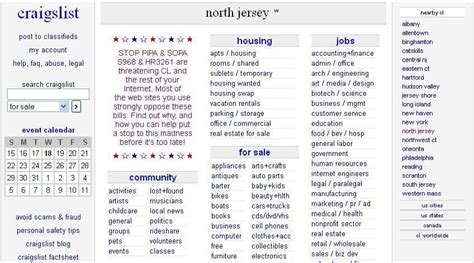 north jersey craigslist|craigslist north jersey my account.